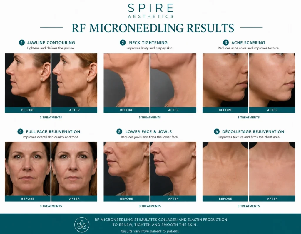 RF Microneedling Skin tightening Hounslow results