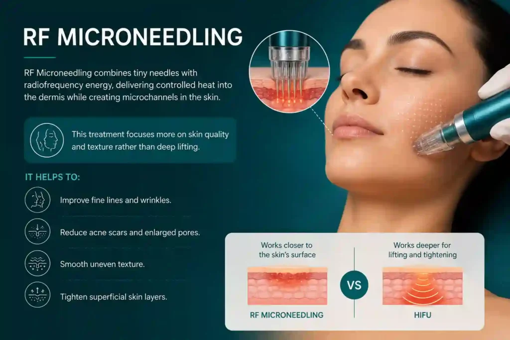 What Does RF Microneedling Do That HIFU Alone Cannot Hounslow