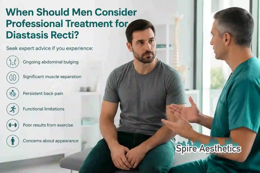 When Should Men Consider Professional Treatment for Diastasis Recti Hounslow?