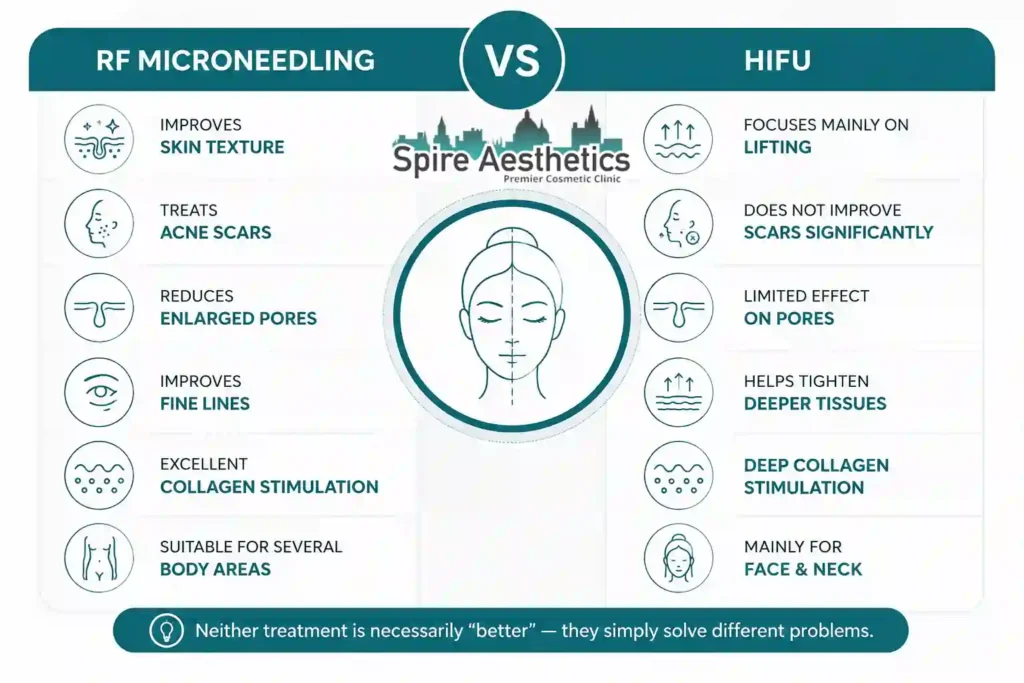 RF Microneedling vs HIFU: Which Treatment Gives Better Results Hounslow?